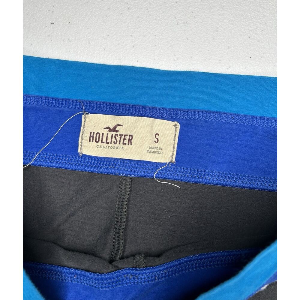 Hollister Vintage Y2K Gray Flares With Blue Waistband Low rise Size Small - Picture 3 of 9